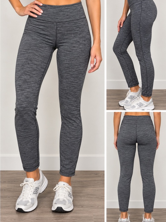 Athleta Pants - Athleta Dark Heather Gray High-Rise Performance Leggings